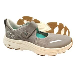Ryka Devotion Max MJ 8.5 WIDE Women's Walking Mary Jane Sneakers Sky Grey